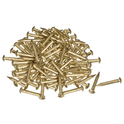 Harfington Small Tiny Brass Nails for DIY Pictures Wooden Boxes Household Accessories