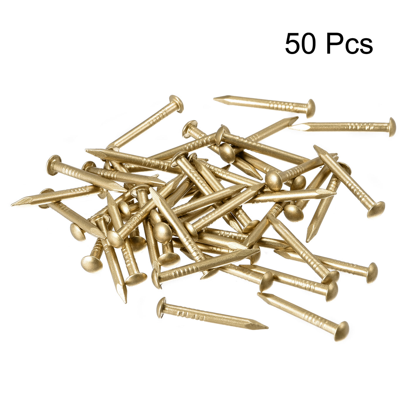 Harfington Small Tiny Brass Nails, for DIY Pictures Wooden Boxes Household Accessories