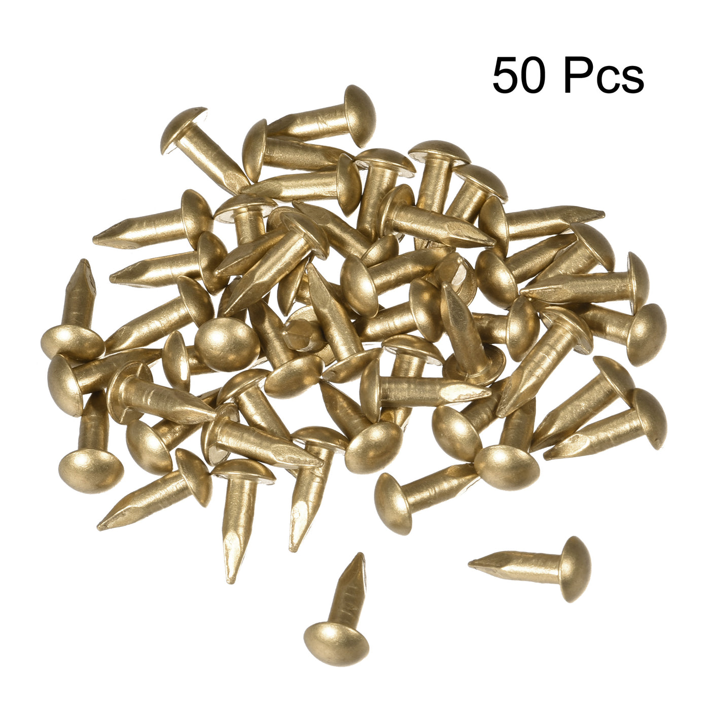 Harfington Small Tiny Brass Nails, for DIY Pictures Wooden Boxes Household Accessories
