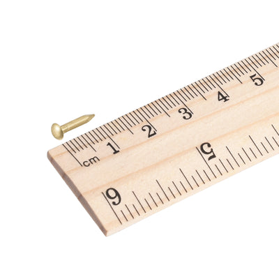 Harfington Small Tiny Brass Nails, for DIY Pictures Wooden Boxes Household Accessories