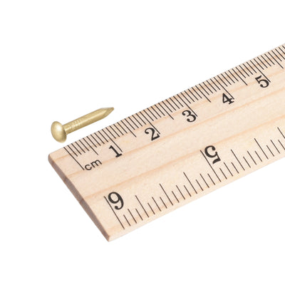 Harfington Small Tiny Brass Nails for DIY Pictures Wooden Boxes Household Accessories