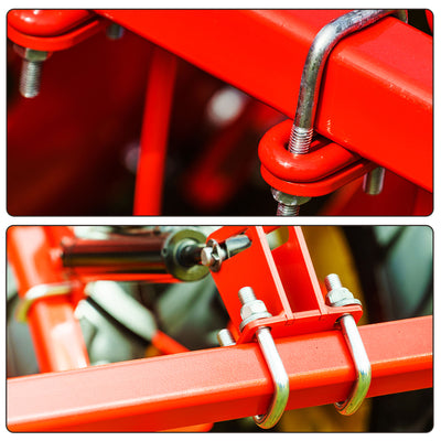 Harfington U-Bolts Carbon Steel with Nuts Frame Plate Round Washers