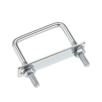 Harfington U-Bolts Carbon Steel with Nuts Frame Plate Round Washers