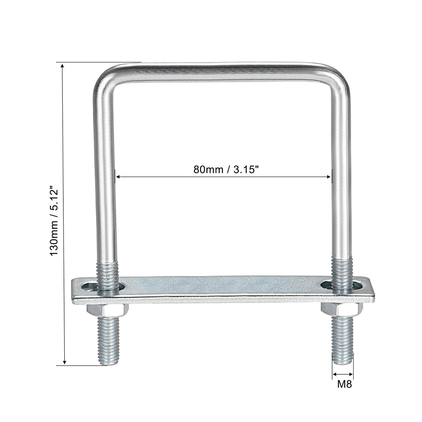Harfington Carbon Steel Nuts Frame Plate U Bolt