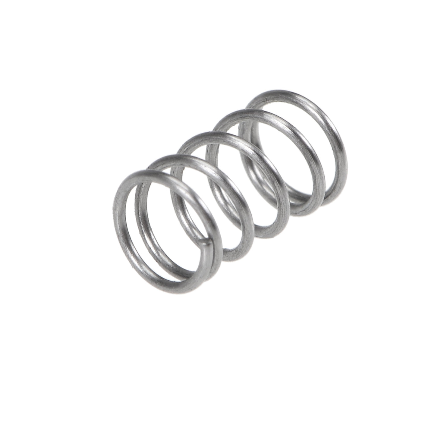 uxcell Uxcell Compressed Spring, Free Length,2.6N Load Capacity,Gray,10pcs