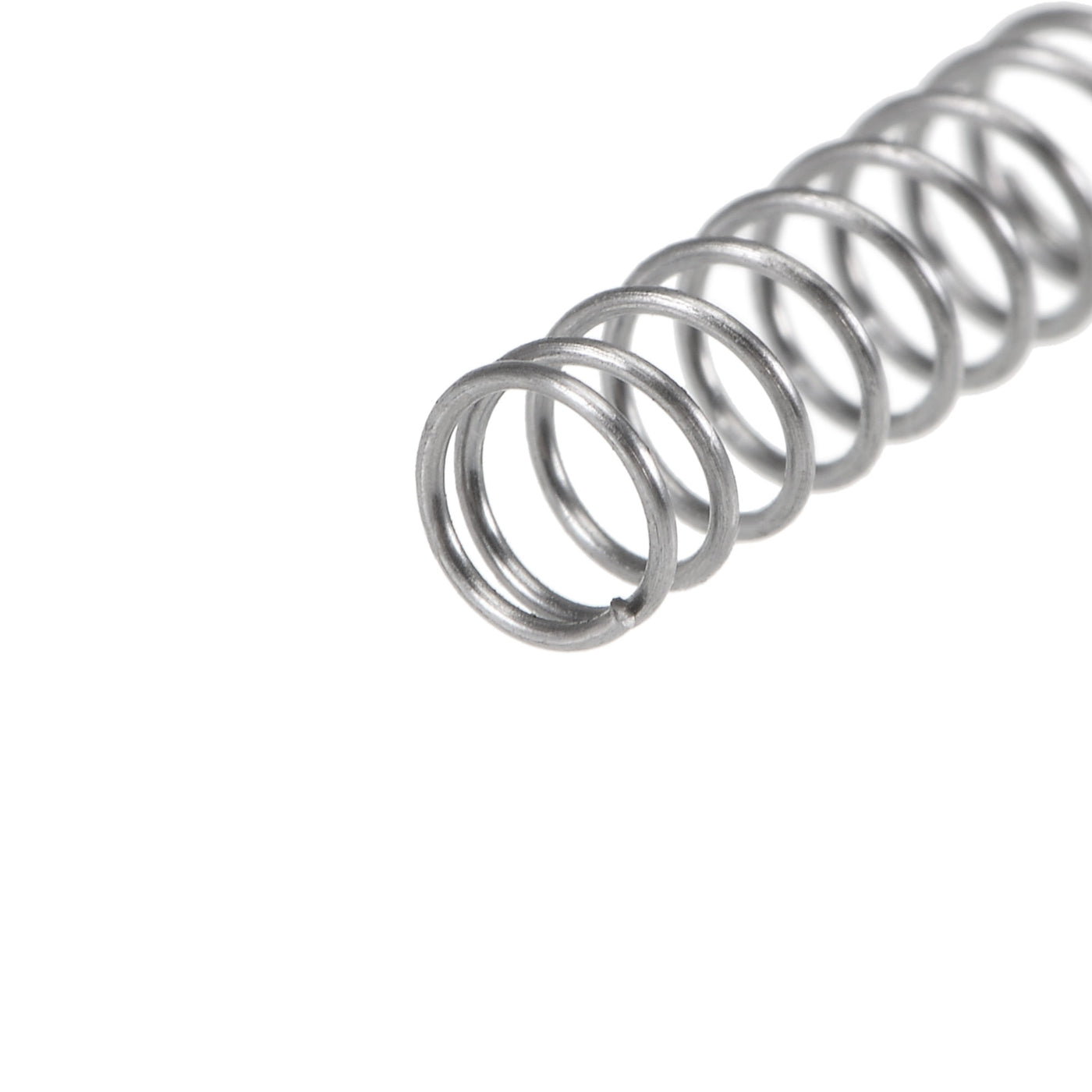 uxcell Uxcell Compressed Spring, Free Length,2.6N Load Capacity,Gray,10pcs