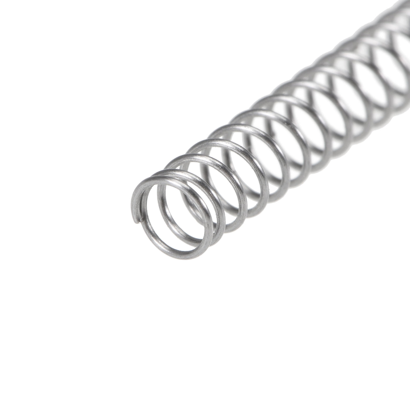 uxcell Uxcell Compressed Spring, Free Length,2.6N Load Capacity,Gray,10pcs