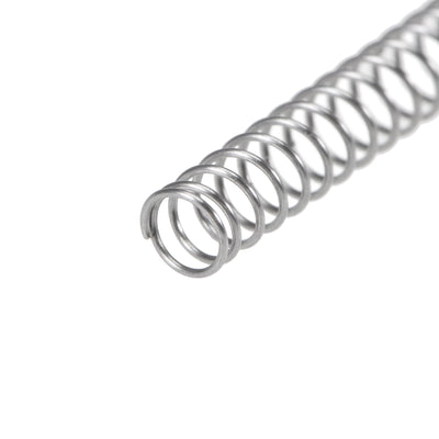 Harfington Uxcell Compressed Spring, Free Length,2.6N Load Capacity,Gray,10pcs