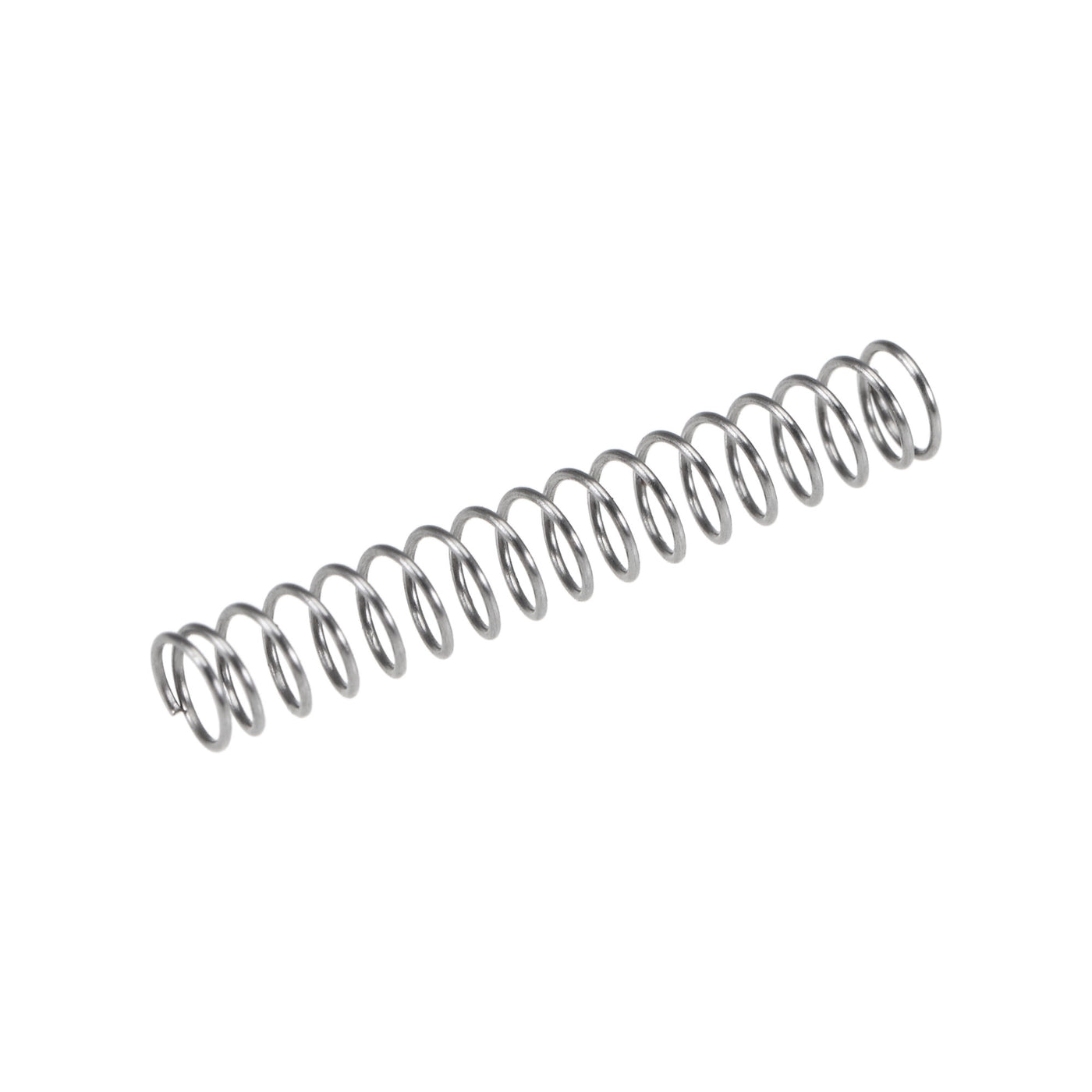 uxcell Uxcell Compressed Spring, Free Length,2.6N Load Capacity,Gray,10pcs