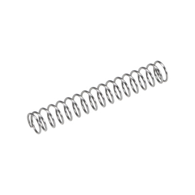 Harfington Uxcell Compressed Spring, Free Length,2.6N Load Capacity,Gray,10pcs