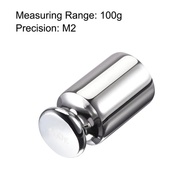 Harfington M2 Steel Calibration Weight Chrome Plated 100g for Balances Digital Scales