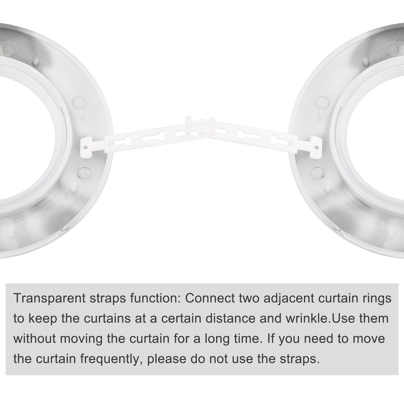 Harfington Curtain Grommets Curtain Eyelets Rings Home Window Decor