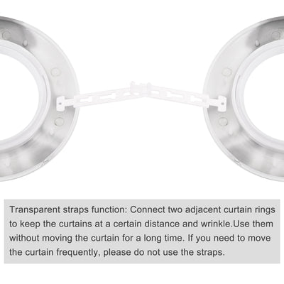 Harfington Curtain Grommets Curtain Eyelets Rings Home Window Decor