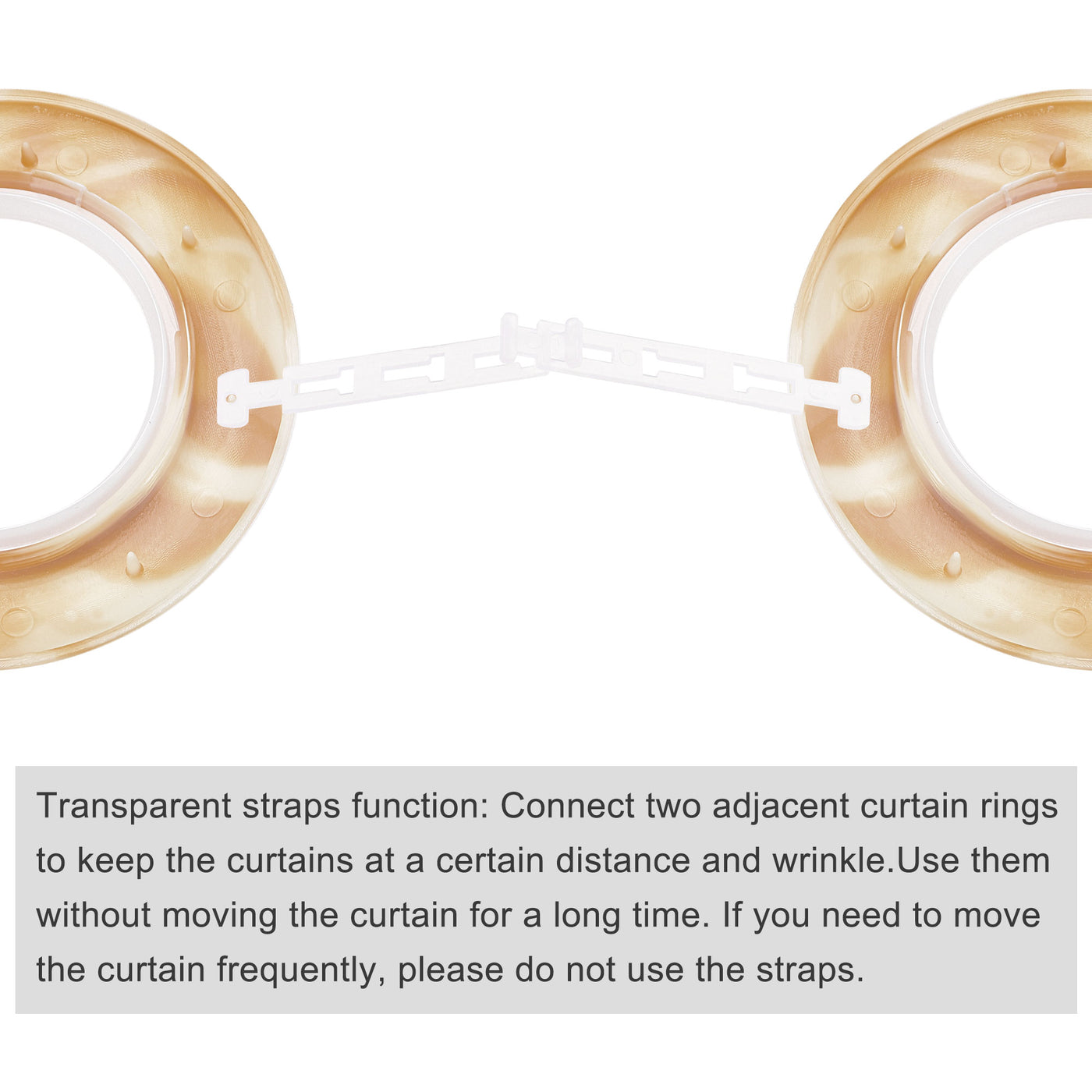 Harfington Curtain Grommets Curtain Eyelets Rings Home Window Decor