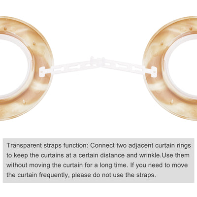 Harfington Curtain Grommets Curtain Eyelets Rings Home Window Decor