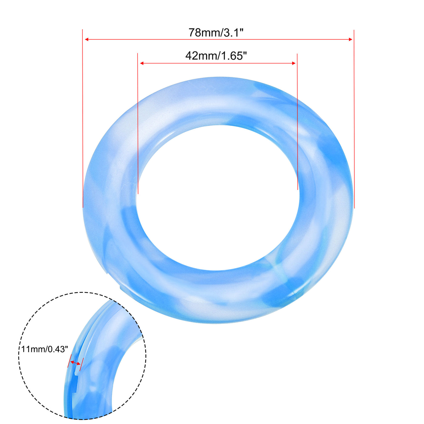 Harfington Curtain Grommets Curtain Eyelets Rings Home Window Decor