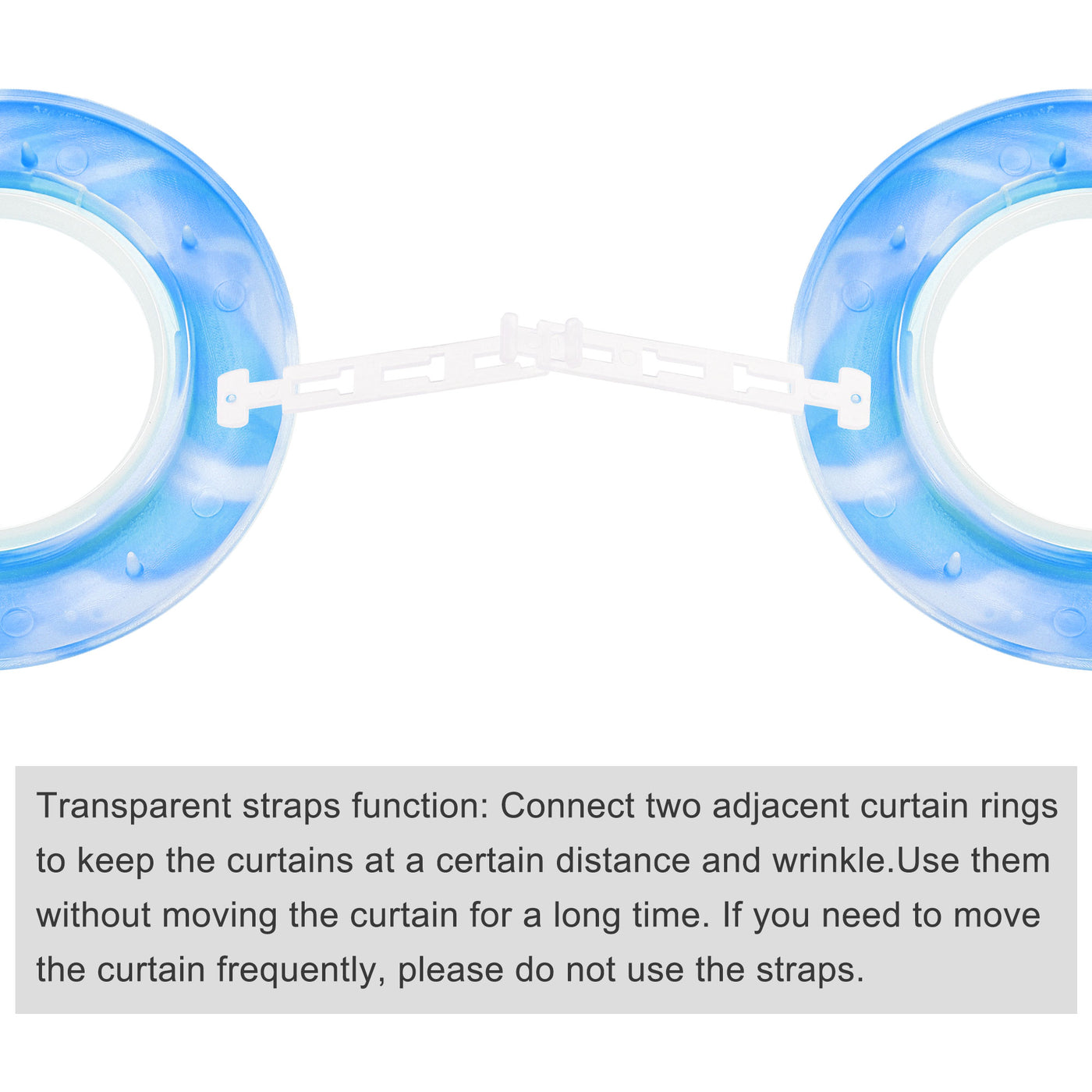 Harfington Curtain Grommets Curtain Eyelets Rings Home Window Decor