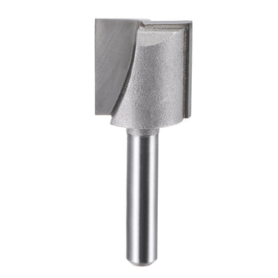 Harfington 3/4" Dia 1/4" Shank Bottom Cleaning Router Bit 2 Flute Carbide Tipped Uncoated