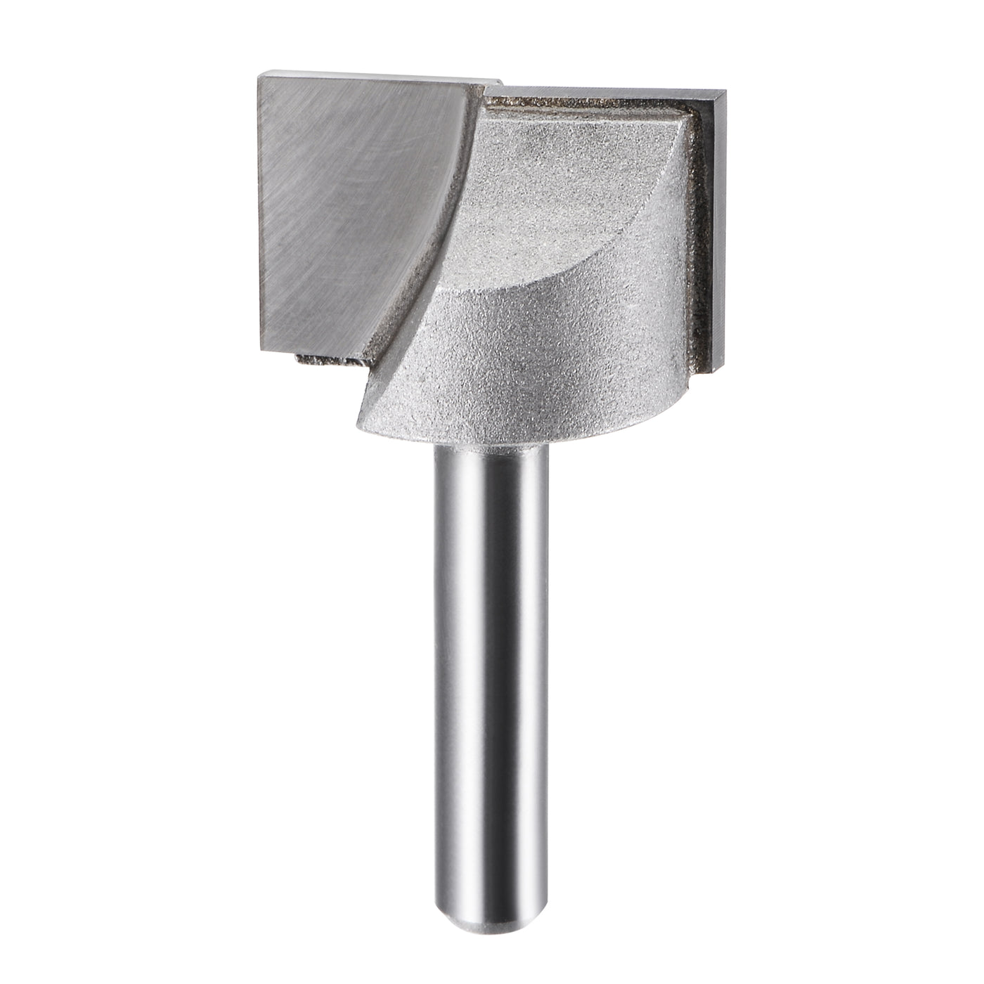 Harfington 1" Dia 1/4" Shank Bottom Cleaning Router Bit 2 Flute Carbide Tipped Uncoated