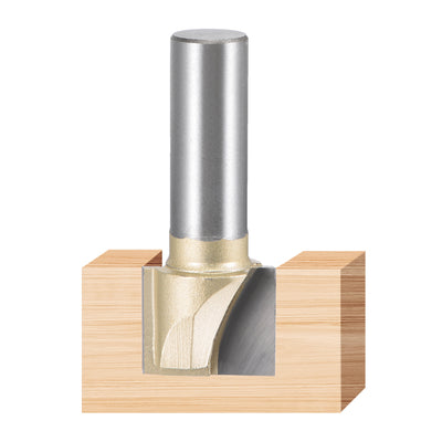 Harfington Shank Bottom Cleaning Router Bit Flutes Carbide Tipped Uncoated Cutter