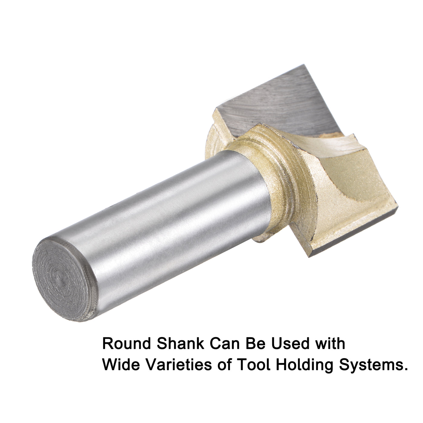 Harfington Shank Bottom Cleaning Router Bit Flutes Carbide Tipped Uncoated Cutter