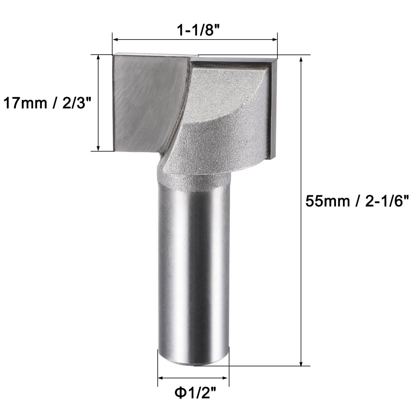 Harfington Bottom Cleaning Router Bits Carbide Tipped Uncoated Tools