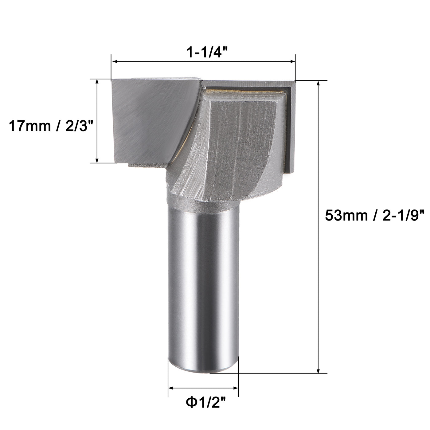Harfington Bottom Cleaning Router Bits Carbide Tipped Uncoated Tools