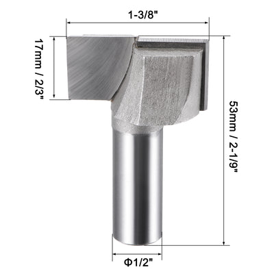 Harfington Bottom Cleaning Router Bits Carbide Tipped Uncoated Tools