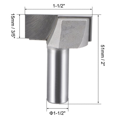 Harfington Bottom Cleaning Router Bits Carbide Tipped Uncoated Tools