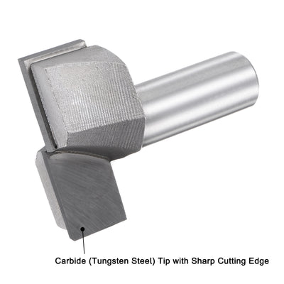 Harfington Bottom Cleaning Router Bits Carbide Tipped Uncoated Tools