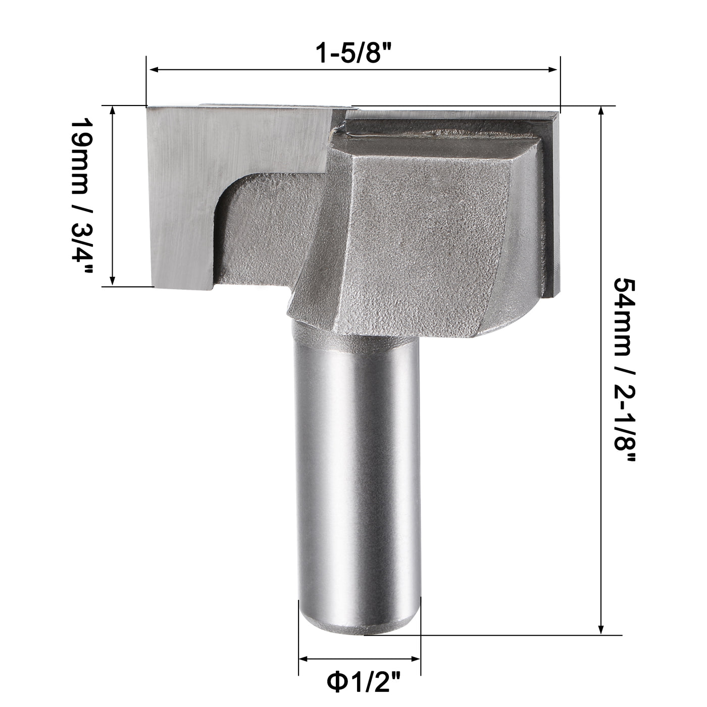 Harfington Bottom Cleaning Router Bits Carbide Tipped Uncoated Tools