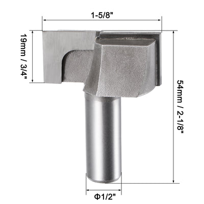 Harfington Bottom Cleaning Router Bits Carbide Tipped Uncoated Tools