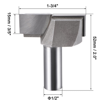 Harfington Bottom Cleaning Router Bits Carbide Tipped Uncoated Tools
