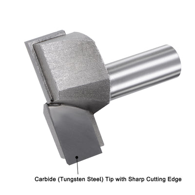 Harfington Bottom Cleaning Router Bits Carbide Tipped Uncoated Tools