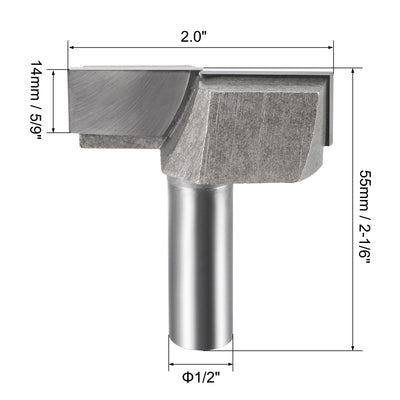 Harfington Bottom Cleaning Router Bits Carbide Tipped Uncoated Tools
