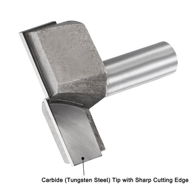 Harfington Bottom Cleaning Router Bits Carbide Tipped Uncoated Tools