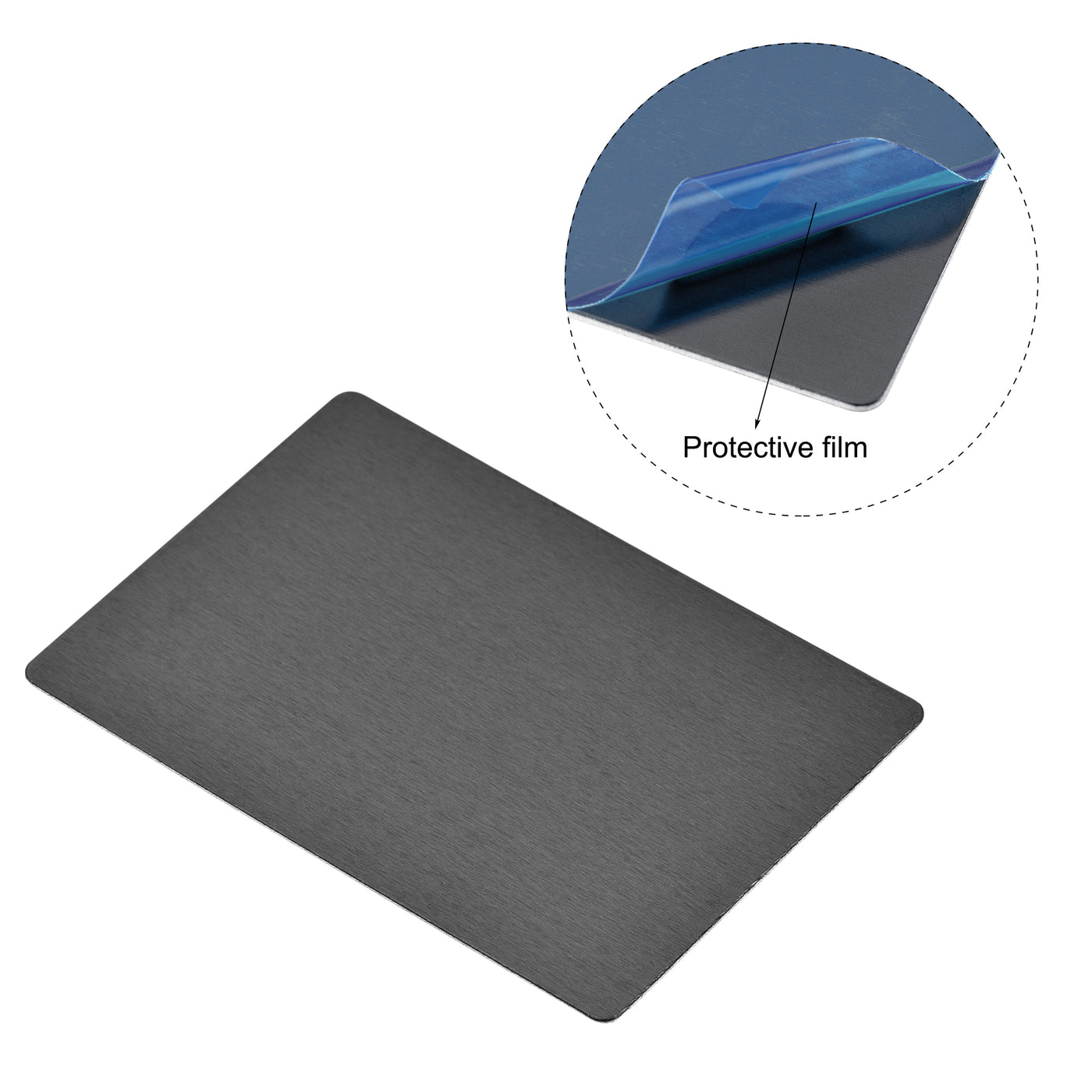 Harfington Blank Metal Cards, Anodized Aluminum Plates for DIY Laser Engraving Printing