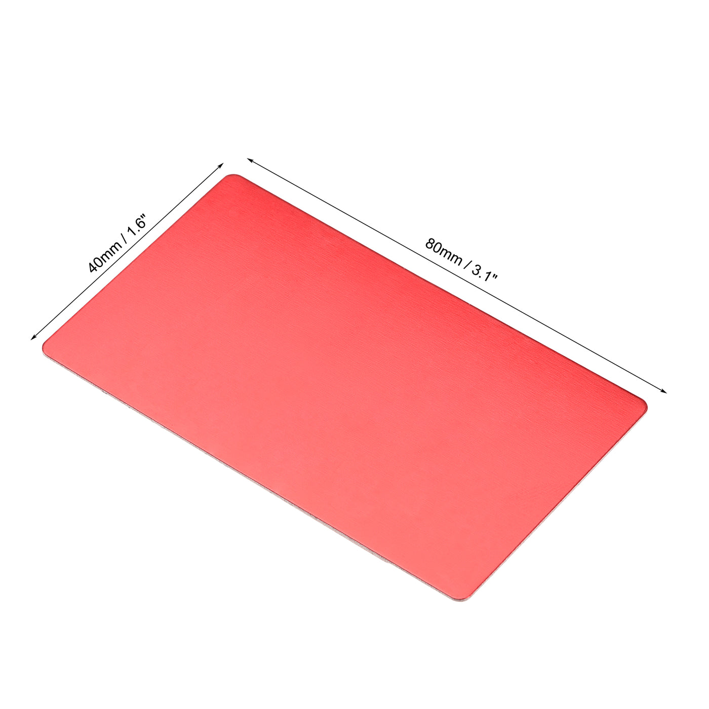 Harfington Blank Metal Cards, Anodized Aluminum Plates for DIY Laser Engraving Printing
