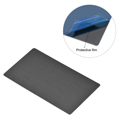 Harfington Blank Metal Cards, Anodized Aluminum Plates for DIY Laser Engraving Printing