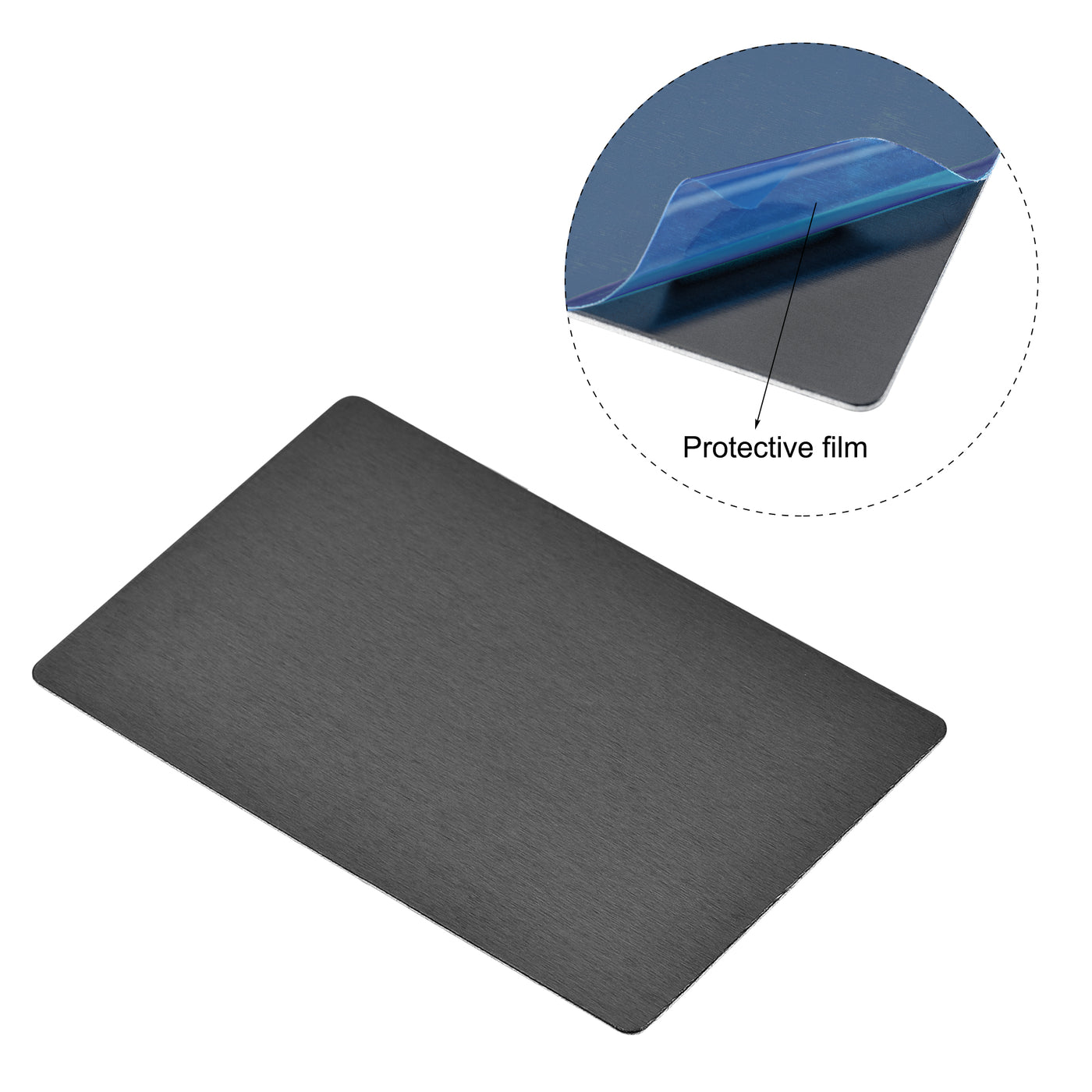 Harfington Blank Metal Cards, Anodized Aluminum Plates for DIY Laser Engraving Printing