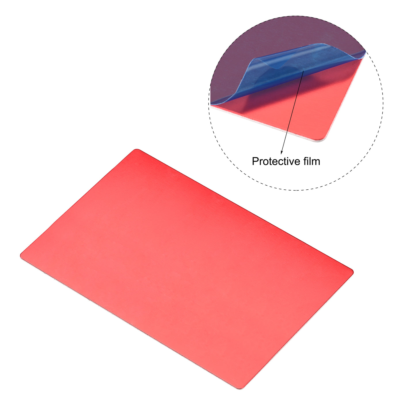 Harfington Blank Metal Cards, Anodized Aluminum Plates for DIY Laser Engraving Printing