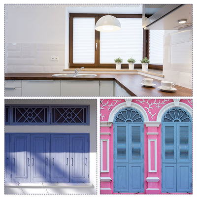 Harfington 14" Cabin Hook Eye Latch Gate Door Swivel Window Hook 201 Stainless Steel with Screws Black 2pcs