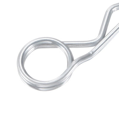 Harfington R-Clip Pins - R Shaped Spring Cotter Pin Zinc-plating Trailer Tractor Mower Fastener Hardware