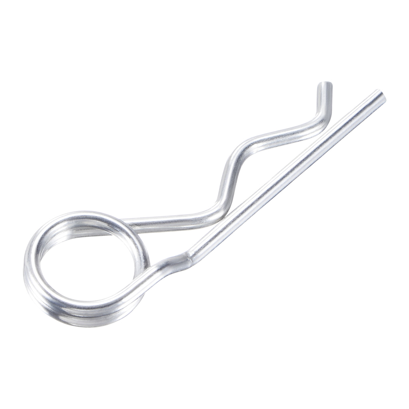 Harfington R-Clip Pins - R Shaped Spring Cotter Pin Zinc-plating Trailer Tractor Mower