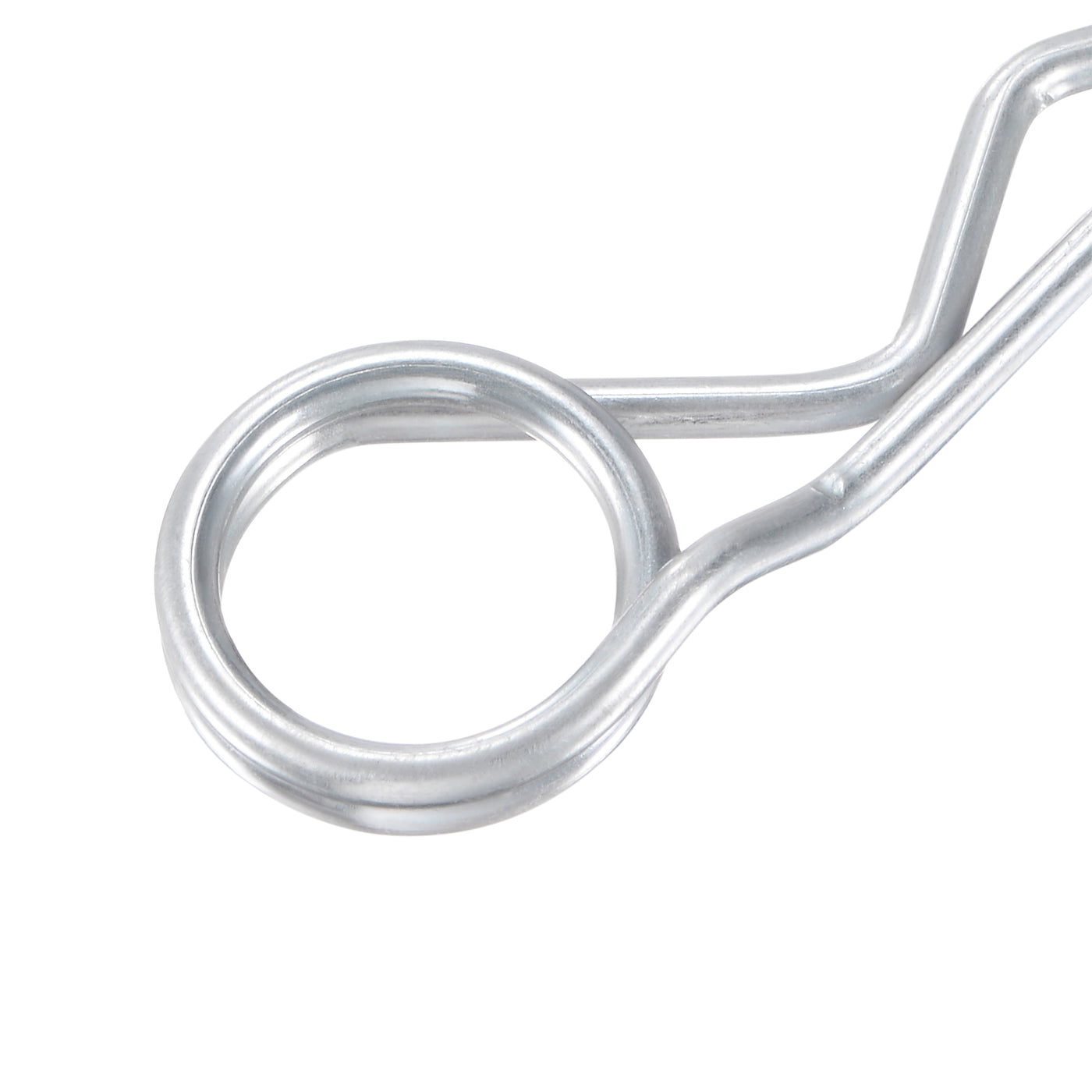 Harfington R-Clip Pins - R Shaped Spring Cotter Pin Zinc-plating Trailer Tractor Mower