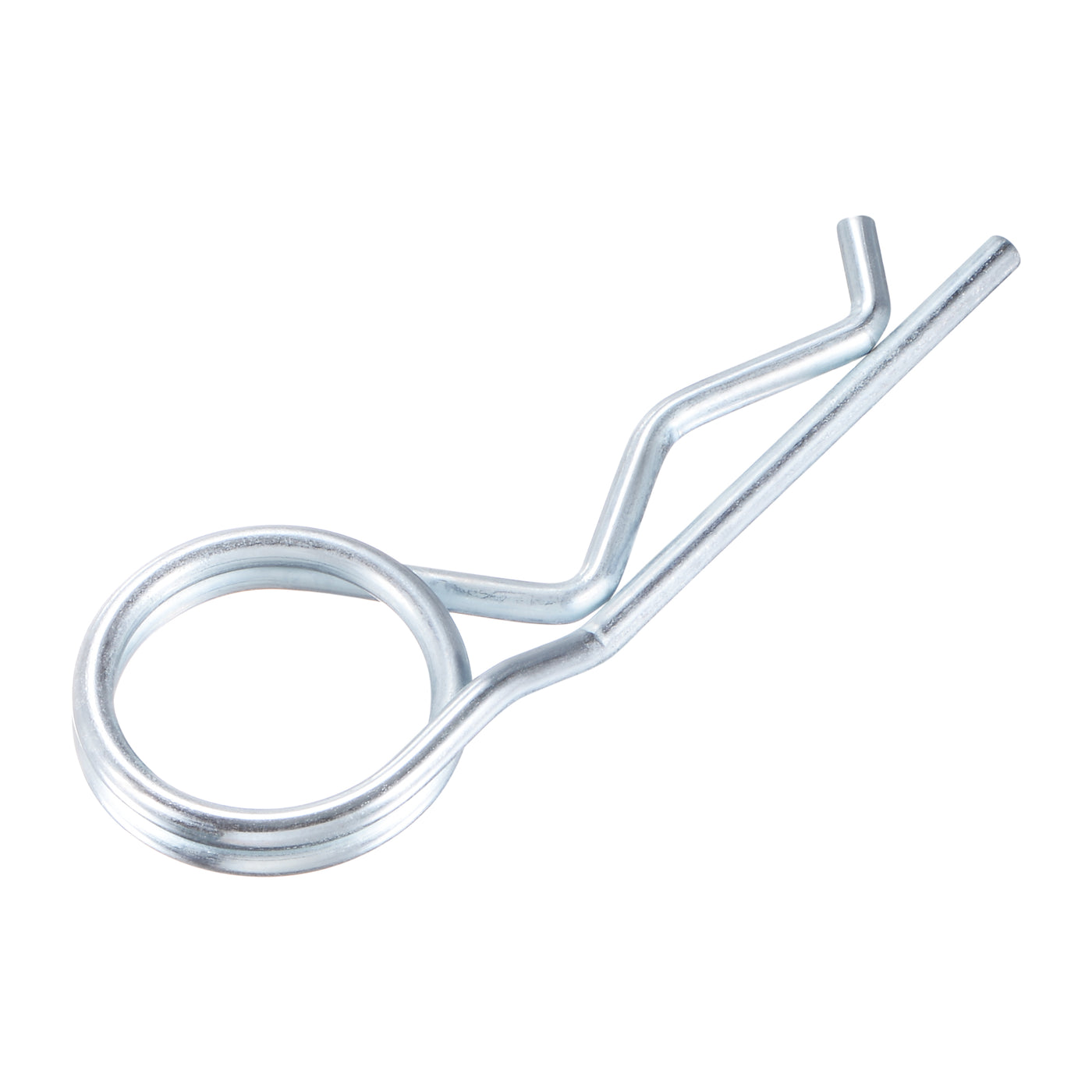 Harfington R-Clip Pins - R Shaped Spring Cotter Pin Zinc-plating Trailer Tractor Mower Fastener Hardware