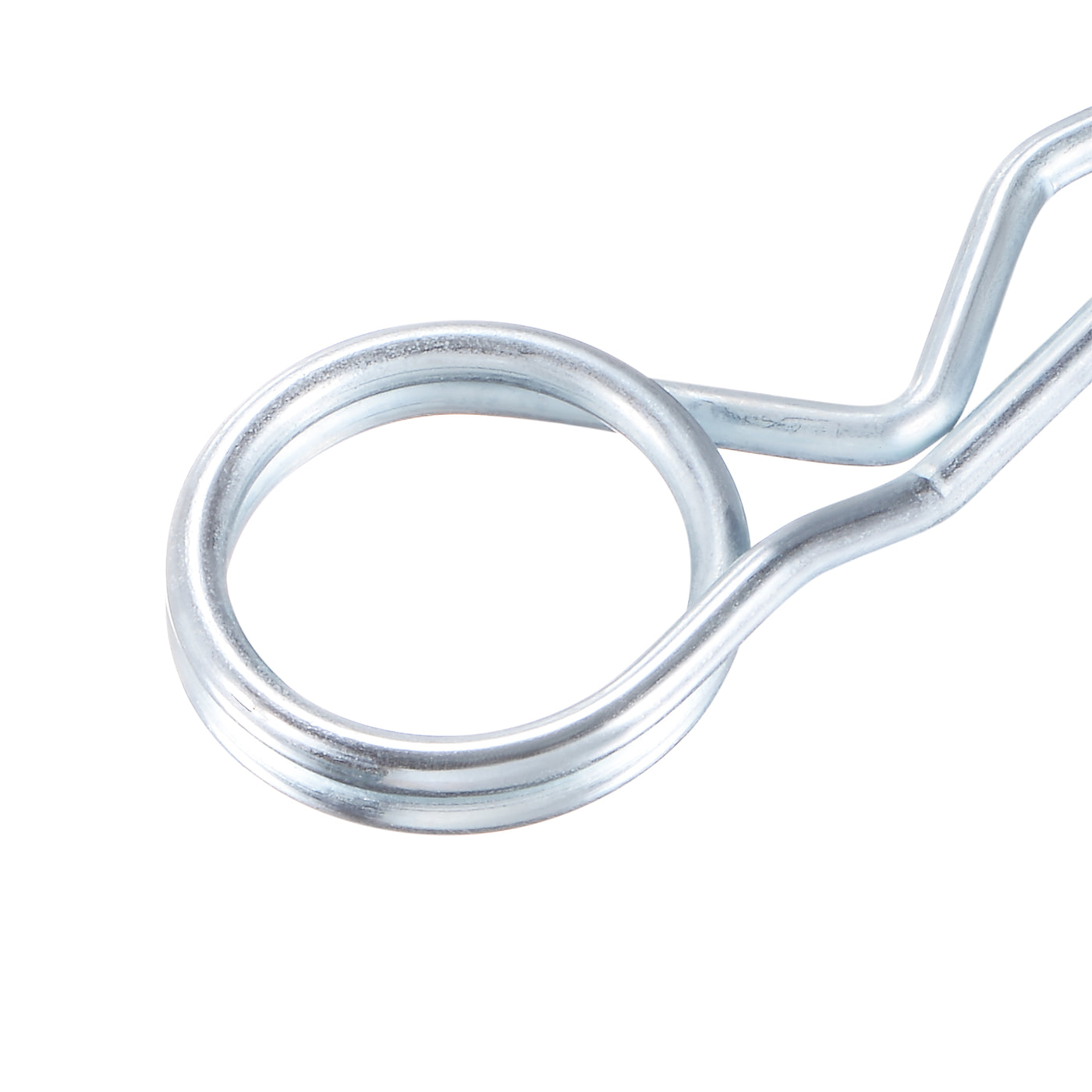 Harfington R-Clip Pins - R Shaped Spring Cotter Pin Zinc-plating Trailer Tractor Mower Fastener Hardware