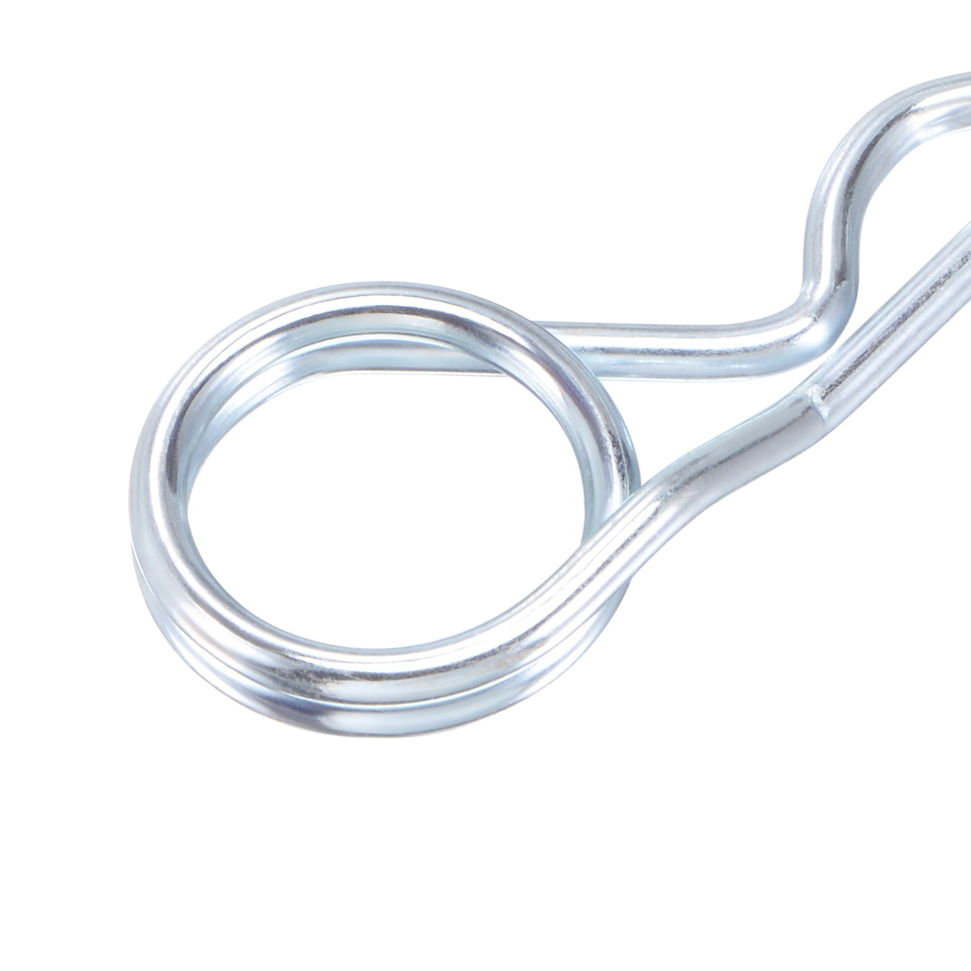 Harfington R-Clip Pins - R Shaped Spring Cotter Pin Zinc-plating Trailer Tractor Mower Fastener Hardware