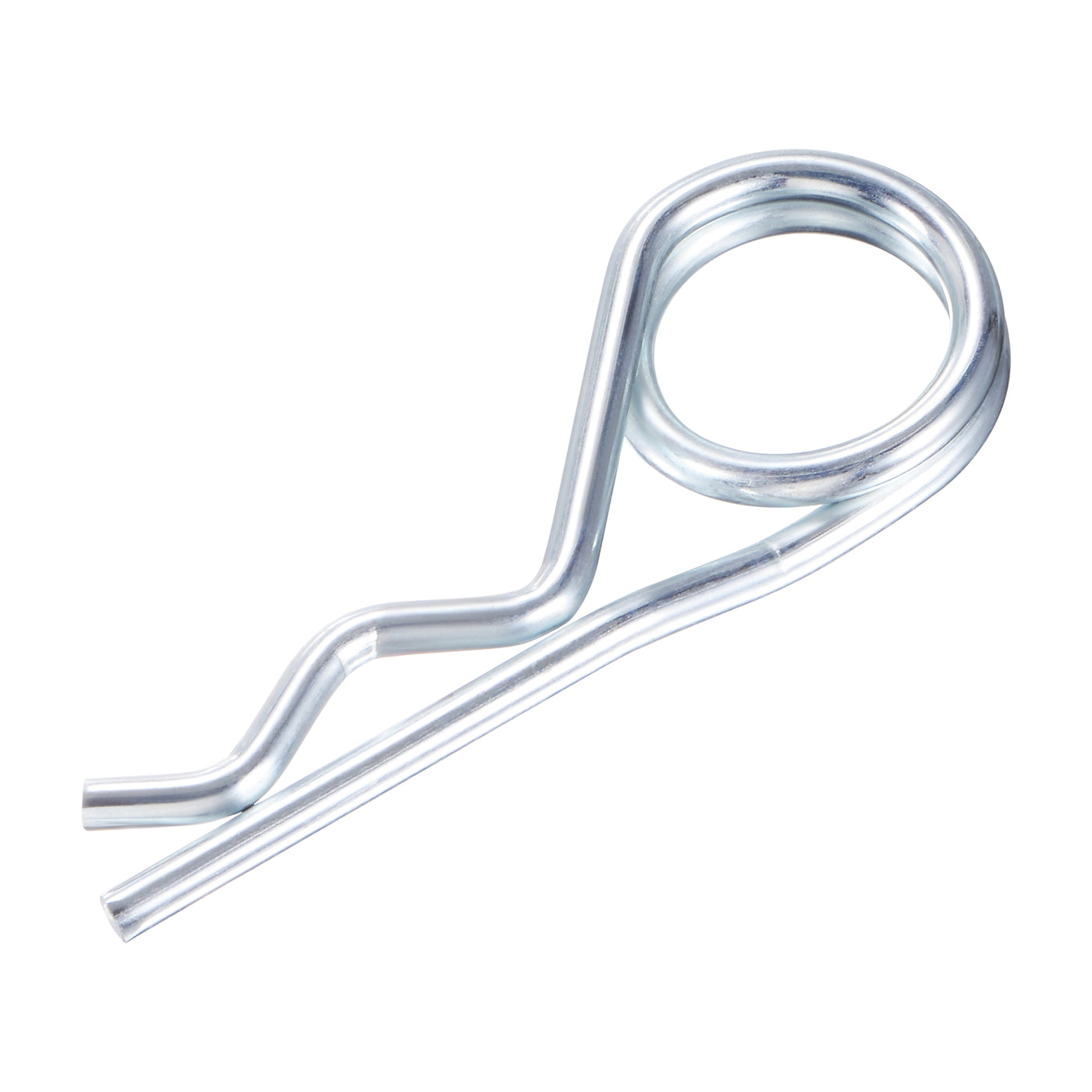 Harfington R-Clip Pins - R Shaped Spring Cotter Pin Zinc-plating Trailer Tractor Mower Fastener Hardware
