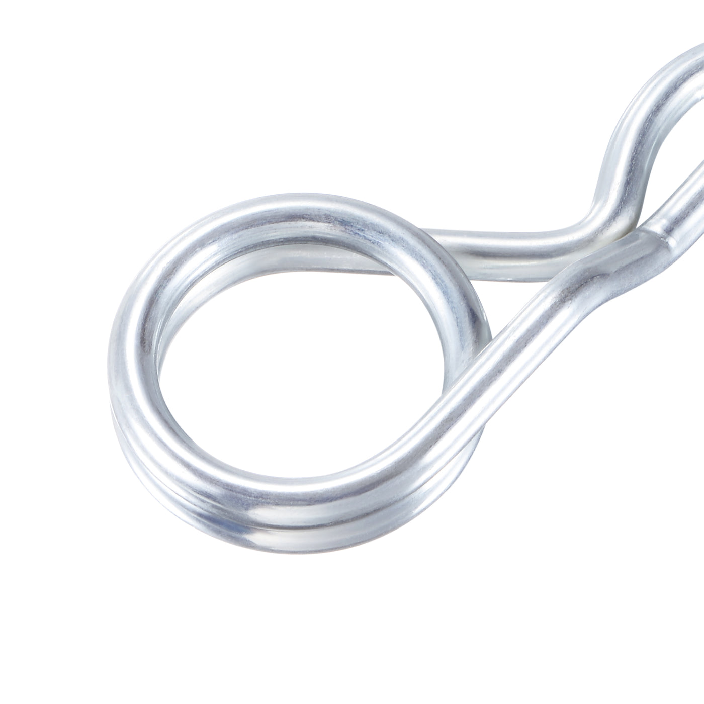 Harfington R-Clip Pins - R Shaped Spring Cotter Pin Zinc-plating Trailer Tractor Mower Fastener Hardware